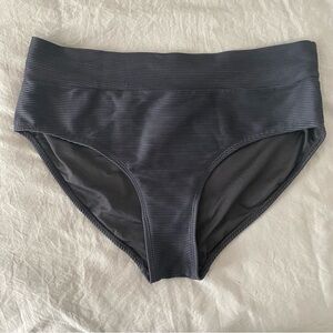 Nani Textured Black Mid Rise Bottom